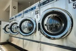 a group of washing machines